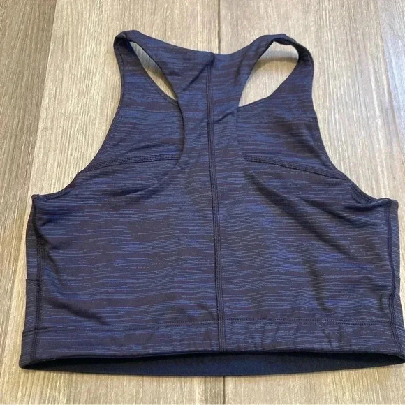 Outdoor Voices S Sports Bra TechSweat Move Free Crop Top Lightweight Baltic Blue - Picture 5 of 6